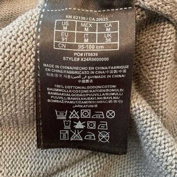 GUESS knit grey heavyweight sweater vintage - Picture 6 of 6